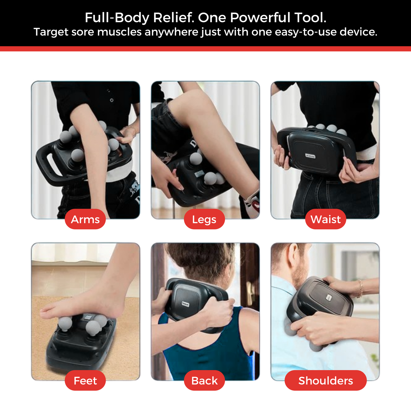 Serenova X8™ Red Light Massage Gun