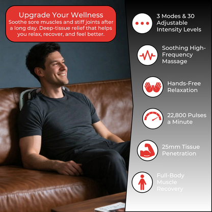 Serenova X8™ | Red-Light Therapy Massager