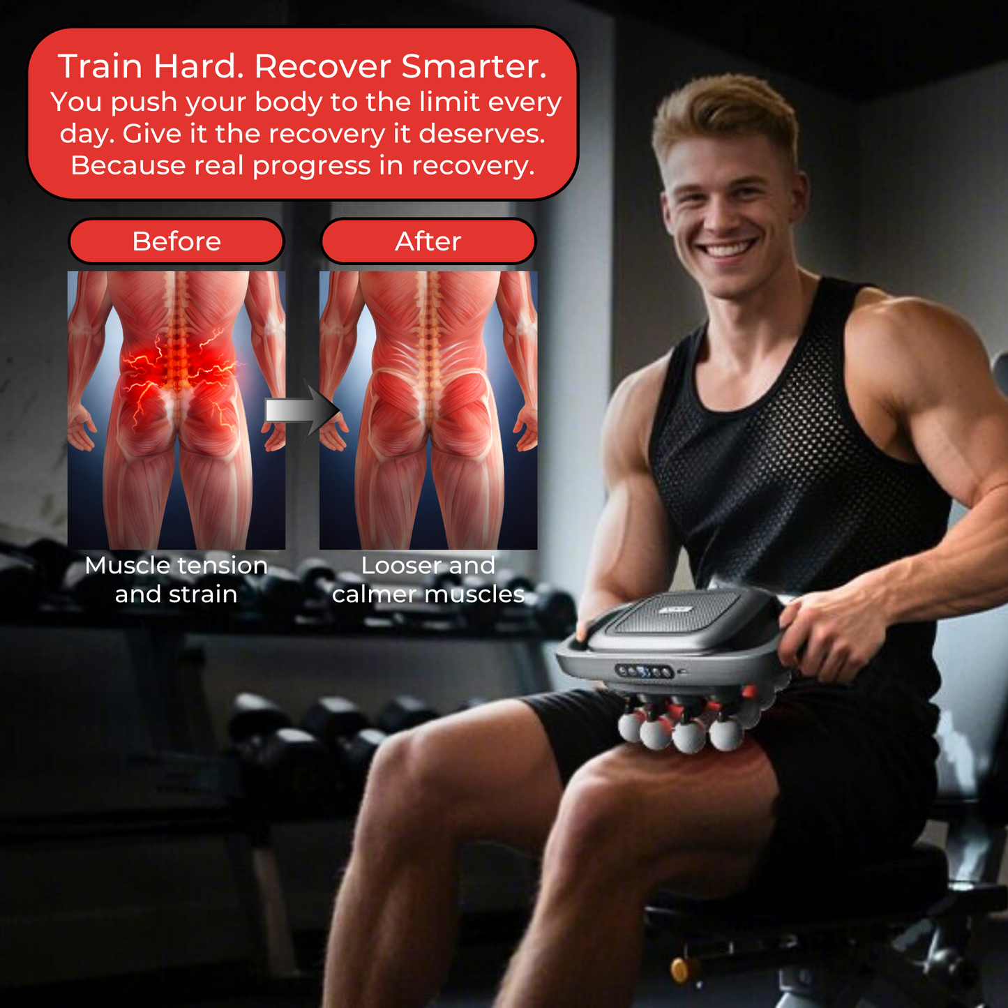 Serenova X16 Pro™ | Red-Light Therapy Massager