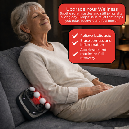 Serenova X16 Pro™ | Red-Light Therapy Massager